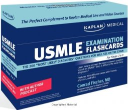 Cover art for Kaplan Medical USMLE Examination Flashcards: The 200 ""Most Likely Diagnosis"" Questions You Will See on the Exam for Steps 2 & 3