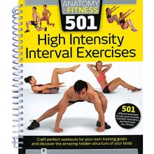 Cover art for Anatomy of Fitness 501 High Intensity Interval Yoga Excercise Book