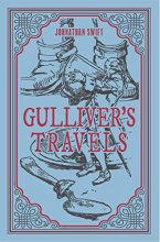 Cover art for Gulliver's Travels, Jonathan Swift Classic Novel, (Adventure, Exploring), Ribbon Page Marker, Perfect for Gifting