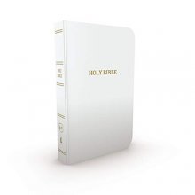 Cover art for KJV, Gift and Award Bible, Leather-Look, White, Red Letter, Comfort Print: Holy Bible, King James Version