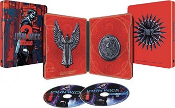 Cover art for John Wick: Chapter 2 (Limited Edition Steelbook) [Blu-ray + DVD + Digital HD]