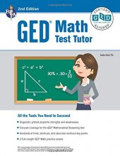 Cover art for GED® Math Test Tutor, For the 2021 GED® Test, 2nd Edition (GED® Test Preparation)