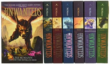 Cover art for The Unwanteds Collection: The Unwanteds; Island of Silence; Island of Fire; Island of Legends; Island of Shipwrecks; Island of Graves; Island of Dragons