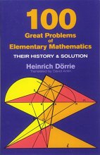 Cover art for 100 Great Problems of Elementary Mathematics (Dover Books on Mathematics)