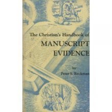 Cover art for The Christian's handbook of manuscript evidence
