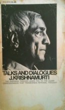 Cover art for Talks and Dialogues J. Krishnamurti