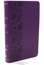 Cover art for NKJV, End-of-Verse Reference Bible, Personal Size Large Print, Leathersoft, Purple, Red Letter, Comfort Print: Holy Bible, New King James Version