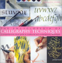 Cover art for The Encyclopedia of Calligraphy Techniques: A Comprehensive Visual Guide to Traditional and Contemporary Techniques
