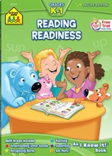Cover art for School Zone - Reading Readiness Workbook - 64 Pages, Ages 5 to 7, Kindergarten to 1st Grade, Story Order, Letter Sounds, Matching, and More (School Zone I Know It! Workbook Series)