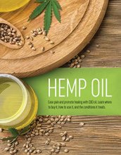 Cover art for Hemp Oil: Ease Pain and Promote Healing with CBD Oil. Learn Where to Buy It, How to Use It, and the Conditions It Treats.