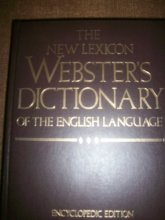 Cover art for The New Lexicon Webster's Dictionary of the English Language: Encyclopedia Edition