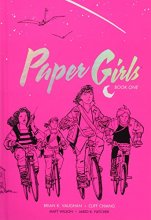 Cover art for Paper Girls Deluxe Edition Volume 1
