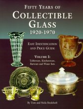Cover art for Fifty Years of Collectible Glass 1920-1970: Easy Identification and Price Guide : Tableware, Kitchenware, Barware and Water Sets (Identification and Price Guide , Vol 1)
