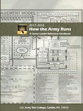 Cover art for How the Army Runs: A Senior Leader Reference Handbook, 2017-2018 (31st Edition)