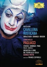 Cover art for Leoncavallo - I Pagliacci / Mascagni - Cavalleria Rusticana / Domingo, Stratas, Pons, Bruson, Obraztsova, Pretre