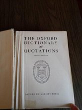 Cover art for The Oxford Dictionary of Quotations: Second Edition: Revised and Reset