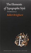 Cover art for The Elements of Typographic Style: Version 4.0: 20th Anniversary Edition