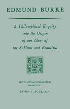 Cover art for Edmund Burke: A Philosophical Enquiry into the Origin of our Ideas of the Sublime and Beautiful (Prairie State Books)