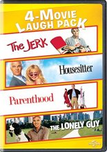 Cover art for The Jerk / Housesitter / Parenthood / The Lonely Guy 4-Movie Laugh Pack