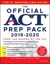 Cover art for The Official ACT Prep Pack 2019-2020 with 7 Full Practice Tests, (5 in Official ACT Prep Guide + 2 Online)