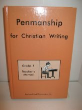 Cover art for Penmanship for Christian Writing Grade 1 Teacher's Manual (Grade 1 Teacher's Manual)