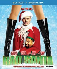 Cover art for Bad Santa - The Unrated Version and Director's Cut [Blu-ray + Digital HD]