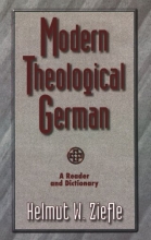 Cover art for Modern Theological German: A Reader and Dictionary
