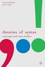 Cover art for Theories of Syntax: Concepts and Case Studies