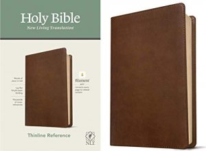 Cover art for NLT Thinline Reference Holy Bible (Red Letter, LeatherLike, Rustic Brown): Includes Free Access to the Filament Bible App Delivering Study Notes, Devotionals, Worship Music, and Video