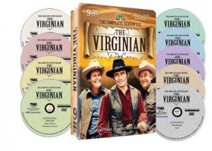 Cover art for The Virginian - Complete Season 6 - 9 dvd's in Collectible Embossed Tin