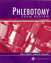 Cover art for Phlebotomy Exam Review (Book with CD-ROM)