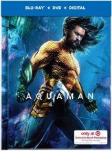 Cover art for Aquaman Exclusive (Blu-Ray + DVD + Digital) with 64-page Excerpt Book