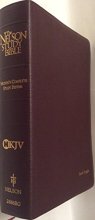 Cover art for The Nelson Study Bible - Nelson's Complete Study System - NKJV - Genuine Leather (Nelson #2886BG)
