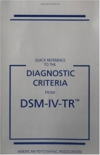 Cover art for Quick Reference to the Diagnostic Criteria from DSM-IV-TR