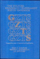 Cover art for Guilford-Zimmerman Temperament Survey Handbook