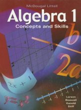 Cover art for McDougal Littell Algebra 1: Concepts and Skills (Algebra 1: Concepts & Skills)
