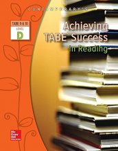 Cover art for Achieving TABE Success In Reading, Level D Workbook (Achieving TABE Success for TABE 9 & 10)