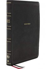Cover art for NKJV, Deluxe Thinline Reference Bible, Large Print, Leathersoft, Black, Thumb Indexed, Red Letter, Comfort Print: Holy Bible, New King James Version