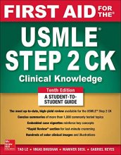 Cover art for First Aid for the USMLE Step 2 CK, Tenth Edition