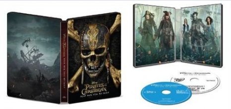 Cover art for Pirates of the Caribbean: Dead Men Tell No Tales (4K Limited Edition Steelbook)