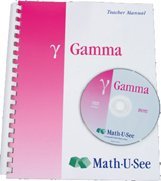 Cover art for Math-U-See Gamma Teacher Manual (Focus: Multiplication)