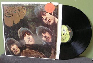 Cover art for Rubber Soul LP ST 2442 (Apple Labels)