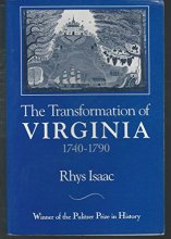 Cover art for The Transformation of Virginia, 1740-1790