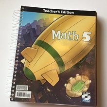 Cover art for Math 5 Teacher Edition with CD 3rd Edition