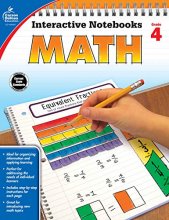 Cover art for Carson Dellosa | Math Interactive Notebook | 4th Grade, 96pgs (Interactive Notebooks)
