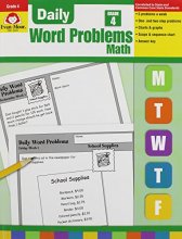Cover art for Daily Word Problems, Grade 4