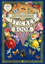Cover art for The Antiquarian Sticker Book: Over 1,000 Exquisite Victorian Stickers