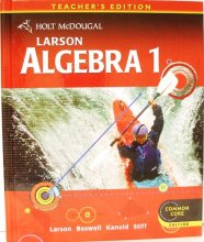 Cover art for Larson Algebra 1, Teacher's Edition (Common Core)
