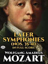 Cover art for Later Symphonies (Nos. 35-41) in Full Score