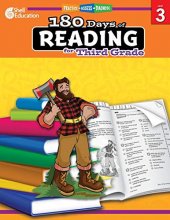 Cover art for 180 Days of Reading: Grade 3 - Daily Reading Workbook for Classroom and Home, Reading Comprehension and Phonics Practice, School Level Activities Created by Teachers to Master Challenging Concepts